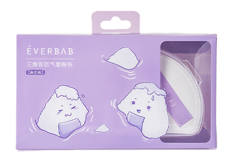 EVERBAB | Diamond Candy | Bear Big Max | Triangle Rice Ball Air Cushion Puff